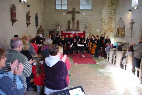 Concert de l'école de musique du Provinois dans l'église de Savins